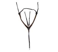 HKM Cambridge Pechopetral con pelo artificial Marrón Cob