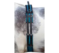 HKM Canvas Cinchuelo con mango Azul Marino/Sky Blue Cob