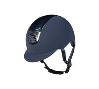HKM Carbon Professional Casco de Montar, Mujeres, Azul Oscuro, 59-61 cm