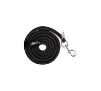 HKM Carlotta Ramal con mosquetón Negro 180 cm