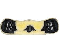 HKM Cincha corta borreguillo Negro/Natural 70