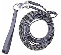 Hkm - COB/Full de Piel Cuerda formación rienda de Draw, Unisex, Rope Leather COB/Full, Black/Brown/White, COB-Full