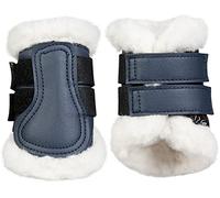 HKM Comfort 6900 Shetty - Polainas y Campanas para pezuñas, Color Azul Oscuro