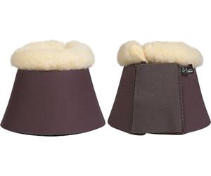 HKM Comfort Softopren Campana con protector Marrón Oscuro Pony