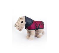 HKM Cuddle Pony Manta exteriror Azul Oscuro/Fucsia One Size