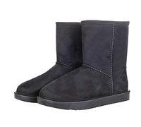 HKM Davos 11126 Botas para todo tipo de clima, imitación de ante, forro cálido de peluche, color negro, 37