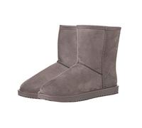 HKM Davos 11126 Botas para todo tipo de clima, imitación de ante, forro cálido de peluche, color topo, 40
