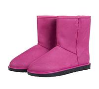HKM Davos 11126 - Botas para Todo Tipo de Clima, imitación de Ante, Forro cálido de Peluche, Talla 32-42, Rosa, 40 EU