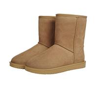 HKM Davos 11126 - Botas para todo tipo de clima, imitación de ante, forro cálido de peluche, talla 32-42, marrón claro, 32 EU