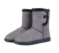 HKM - Davos Button Fur, Botas de equitación, grau,
