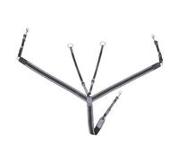 HKM Economic Pechopetral con Parte elástico Negro Full