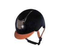 HKM Edinburgh Casco de Montar Negro M