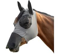 HKM Elastic Máscara anti moscas protec.p l.f.nasales Gris Oscuro XXS