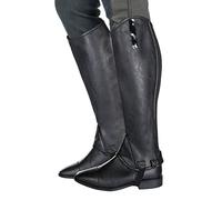 HKM Elastic Polainas para niños Negro 4 años