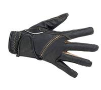 HKM Fashion - Guantes de equitación (Talla XL), Color Negro