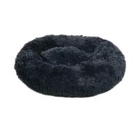 HKM Fluffy Cama para Perros Gris Oscuro Diámetro 100cm x Alto 25cm