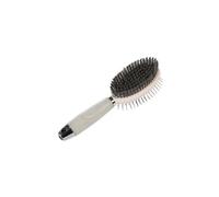 HKM Gel Cepillo para crines y cola de dos caras Rosa Claro/Gris Claro One Size