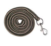 HKM Glorenza - Cuerda con mosquetón, 180 cm, color verde oscuro y gris