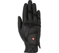 HKM Guantes de equitación - Professional Air Mesh 9100 Negro M