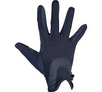 HKM Guantes ecuestres de equitación con muñeca elástica y Agarre de Malla, combinación de Material Transpirable y Duradero de poliéster con Poliuretano