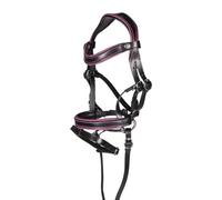 HKM Hobby Horse Manchester - Trenza de piel con diadema intercambiable | Incluye riendas, correa para la cabeza y dentadura