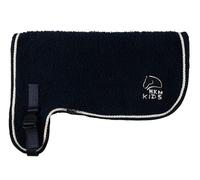 HKM Hobby Horsing Manta Teddy | de peluche de peluche | con bordado | azul oscuro