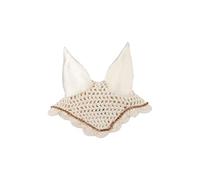 HKM Hobby Horsing - Mosca para caballos con piedras brillantes, para juegos creativos y torneos de horsing (beige)