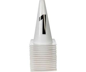 HKM Hobby Horsing Pilones de pista salto Blanco One Size