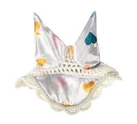 HKM Hobby Horsing Print Mosquero Blanco Con Corazones One Size