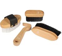 HKM Hobby Horsing Set limpieza madera Natural One Size