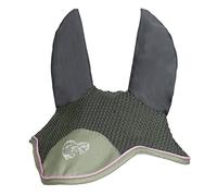 HKM Horse Spirit Shetty - Campana para Moscas, Color Gris y Verde