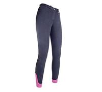 HKM Kate Culera Full Silicona Pantalones de Montar para Mujer Azul Oscuro 48