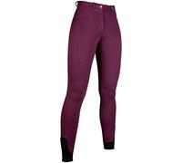 HKM Kate Culera Full Silicona Pantalones de Montar para Mujer Burdeos 40
