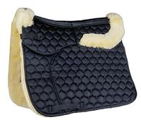 HKM Korrektur Full Saddle Pads Negro/Naturaleza Vielseitigkeit