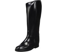 HKM Kurz & Weit mit Elastikeinsatz Botas de Equitación, Mujer, Negro, 36 EU