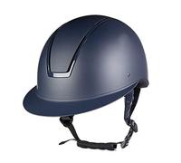 HKM Lady Shield Casco de Montar para Mujer Azul Oscuro/Azul Oscuro Brillo 52-54 cm