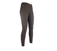 HKM LG Basic Rodillera Silicona Pantalones de Montar para Mujer Marrón 44