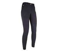 HKM Lg Basic Rodillera Silicona Pantalones de montar para mujer Negro 44