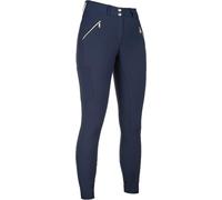 HKM Lia High Waist culera Full Silicona Pantalones de Montar para Mujer Azul Oscuro 38