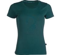 HKM Livigno Horse Head Camiseta, Verde Oscuro, L para Mujer