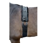 HKM Longiergurt-Teddy Sillín y Brida, Unisex Adulto, Negro/Negro, Pony