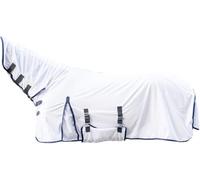 HKM 7076 Lyon - Manta antimoscas para Caballo (145 cm), Color Blanco
