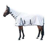 HKM Lyon Manta anti-moscas con cuello Gris Plateado 135