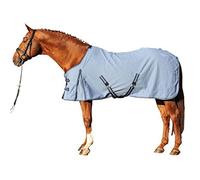 HKM Manta de Caballo para Entretiempo y cuadra Azul Claro 115