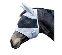 HKM New Mexico con orejeras Máscara anti-moscas Gris M