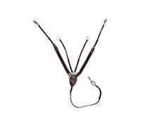 HKM 4000315378388 - Pretal con Martingal y Goma Ancha 2400, Color marrón