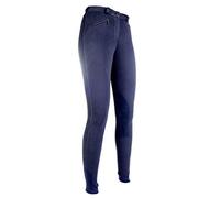 HKM Penny Easy Rodillera Sintét Pantalones de Montar para Mujer Azul Oscuro/Azul Oscuro 38