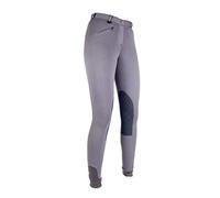 HKM Penny Easy Rodillera Sintét Pantalones de Montar para Mujer Gris Oscuro/Gris Oscuro 38