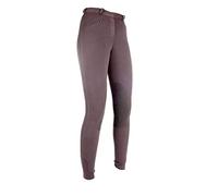 HKM Penny Easy Rodillera Sintét Pantalones de Montar para Mujer Marrón Oscuro/Marrón Oscuro 34