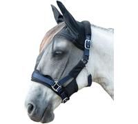 HKM Premium Máscara anti moscas Negro Shetland pony